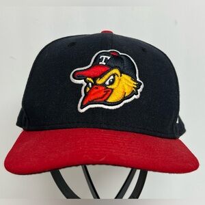 Toledo Mud Hens Hat New Era Mens Sz 7 5/8 Fitted Minor League Milb
